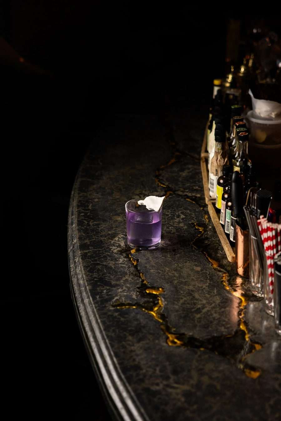 Jackalope purple cocktail